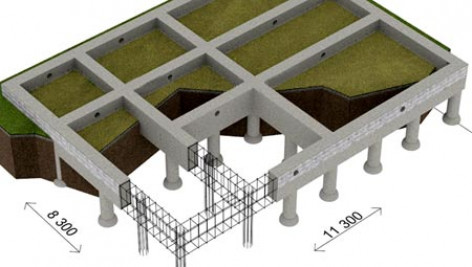 Земельные работы при возведении столбчатого фундамента