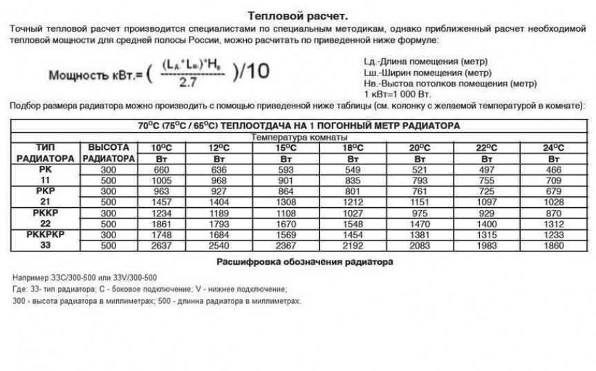 Методика просчета однослойной теплоизоляционной конструкции