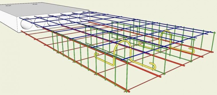 Армирование пустотной плиты перекрытия: пошаговая инструкция