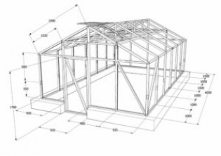 Как построить теплицу из дерева своими руками