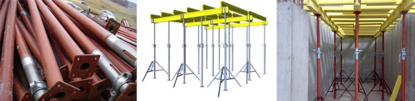 Что представляют собой телескопические стойки для опалубки?