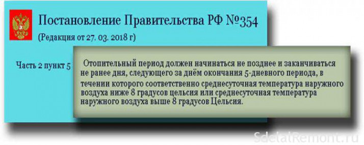 Какая температура должна быть зимой у радиаторов