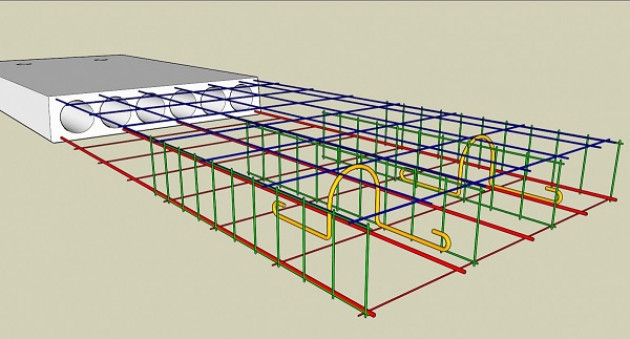 Чертеж плиты перекрытия