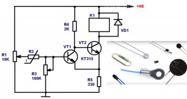 Терморегулятор для котла отопления своими руками, схема: устройство простого терморегулятора