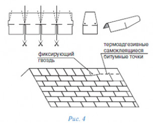 Технология монтажа битумной черепицы своими руками