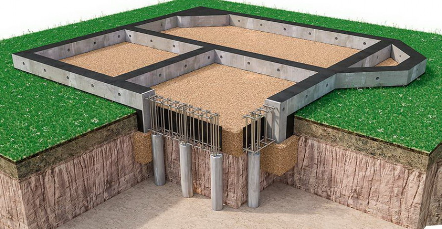 Свайно-монолитный фундамент: особенности организации