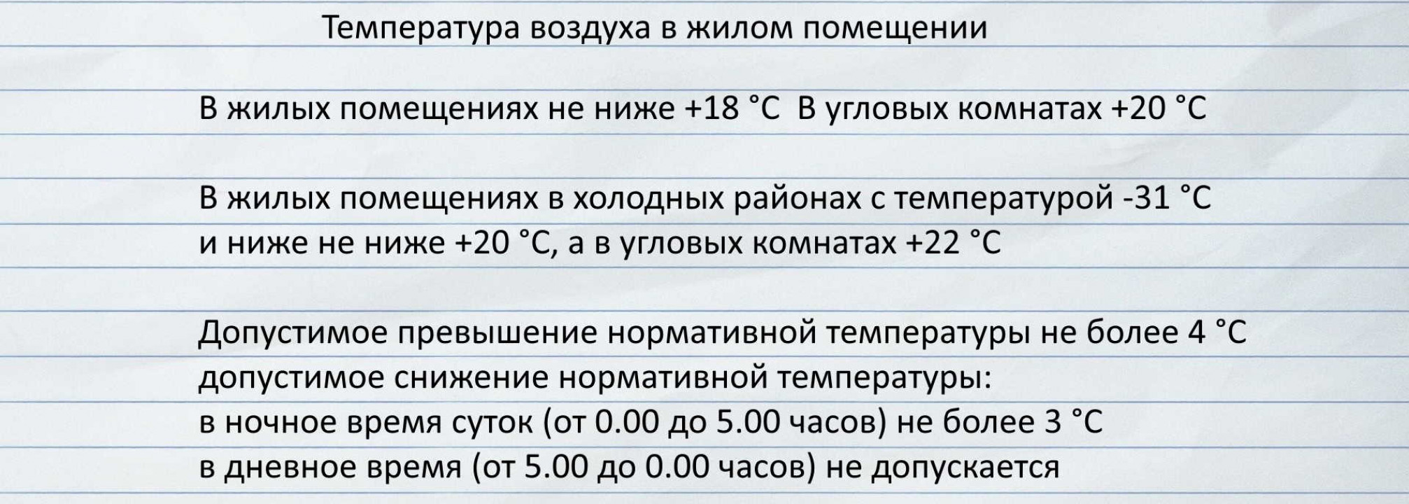 Как правильно измерить температуру в помещении