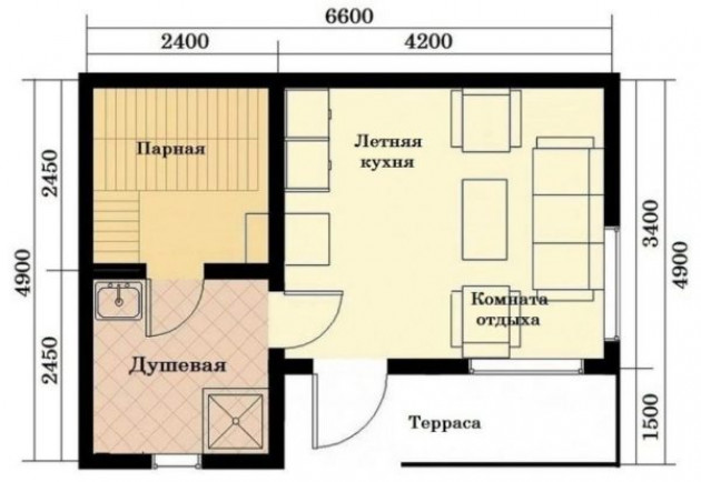 Обустройство веранды совместно с домом