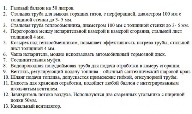 Печь на отработке: чертежи и этапы создания (из газового баллона)