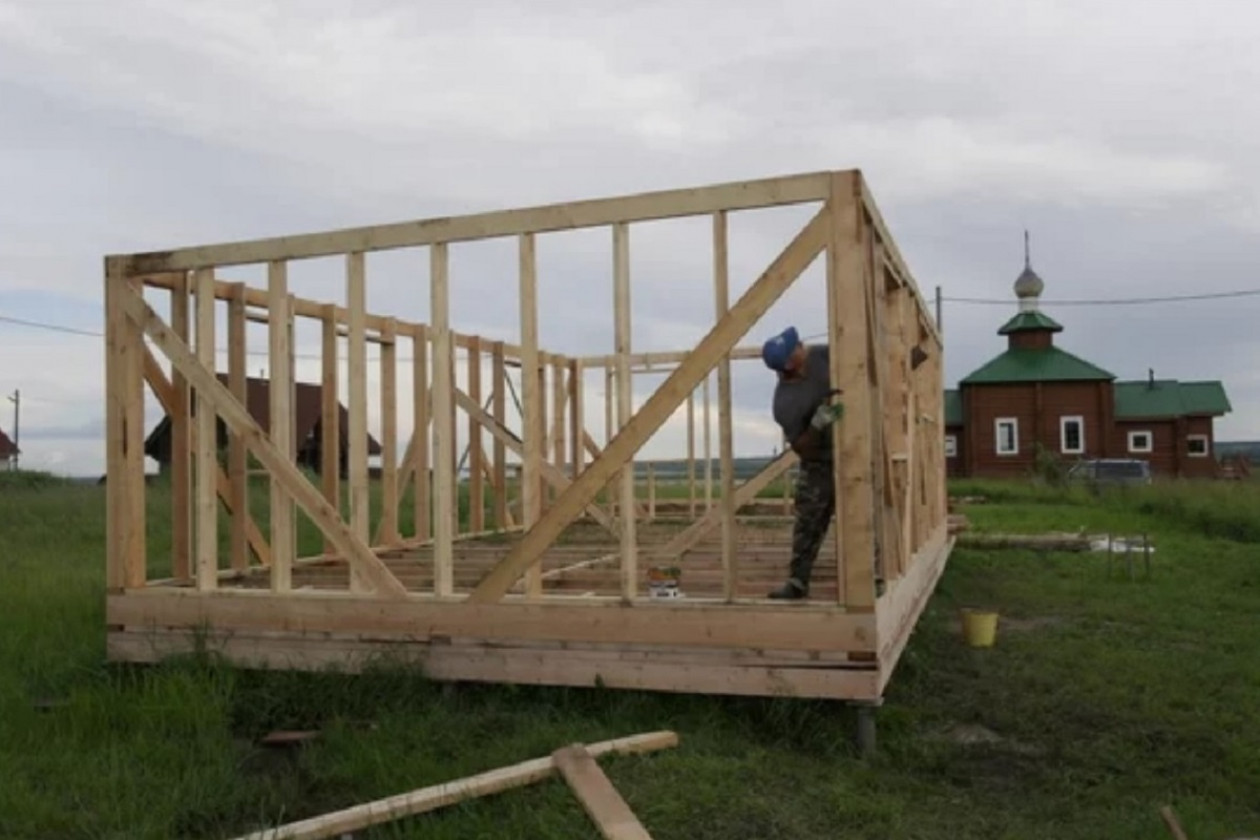 Фундамент для строительства каркасного дома