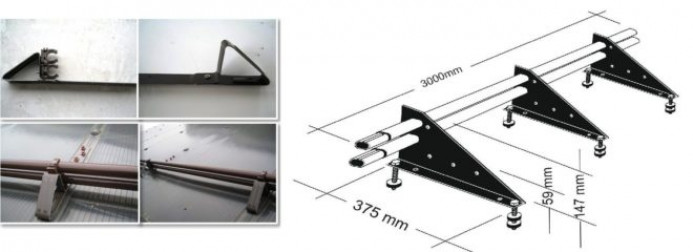 Снегозадержатели на крышу своими руками