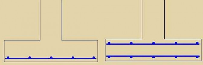 Армирование подошвы ленточного фундамента