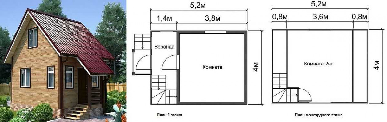 С верандой и террасой