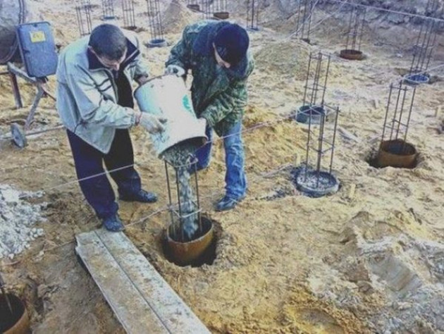 Расчёт плана буронабивного свайного фундамента