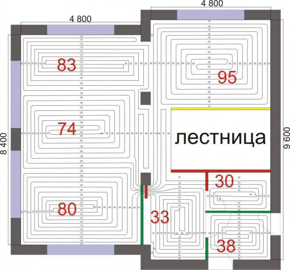 Как проводится расчёт длины теплоносителей