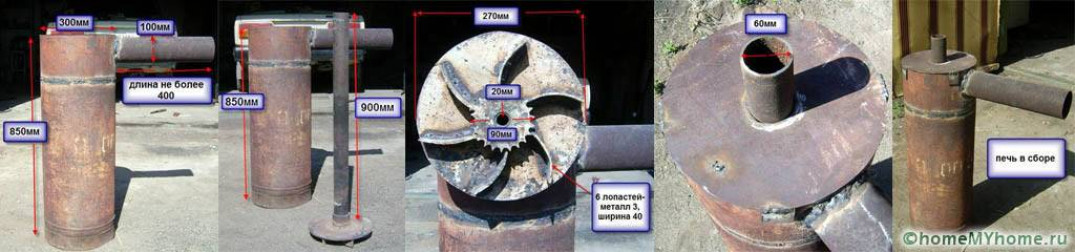 Процесс изготовления твердотопливных котлов длительного горения своими руками: чертежи и сборка
