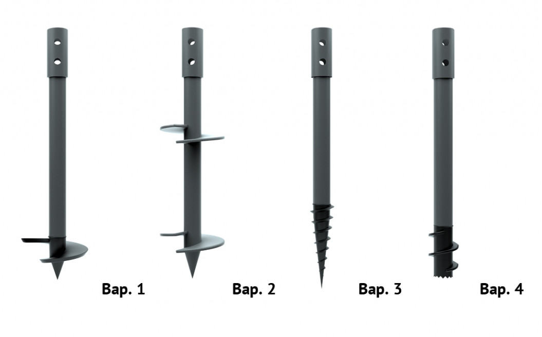 Какие виды винтовых свай бывают
