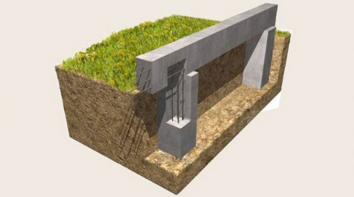 Изготовление столбчато-ленточного основания дома